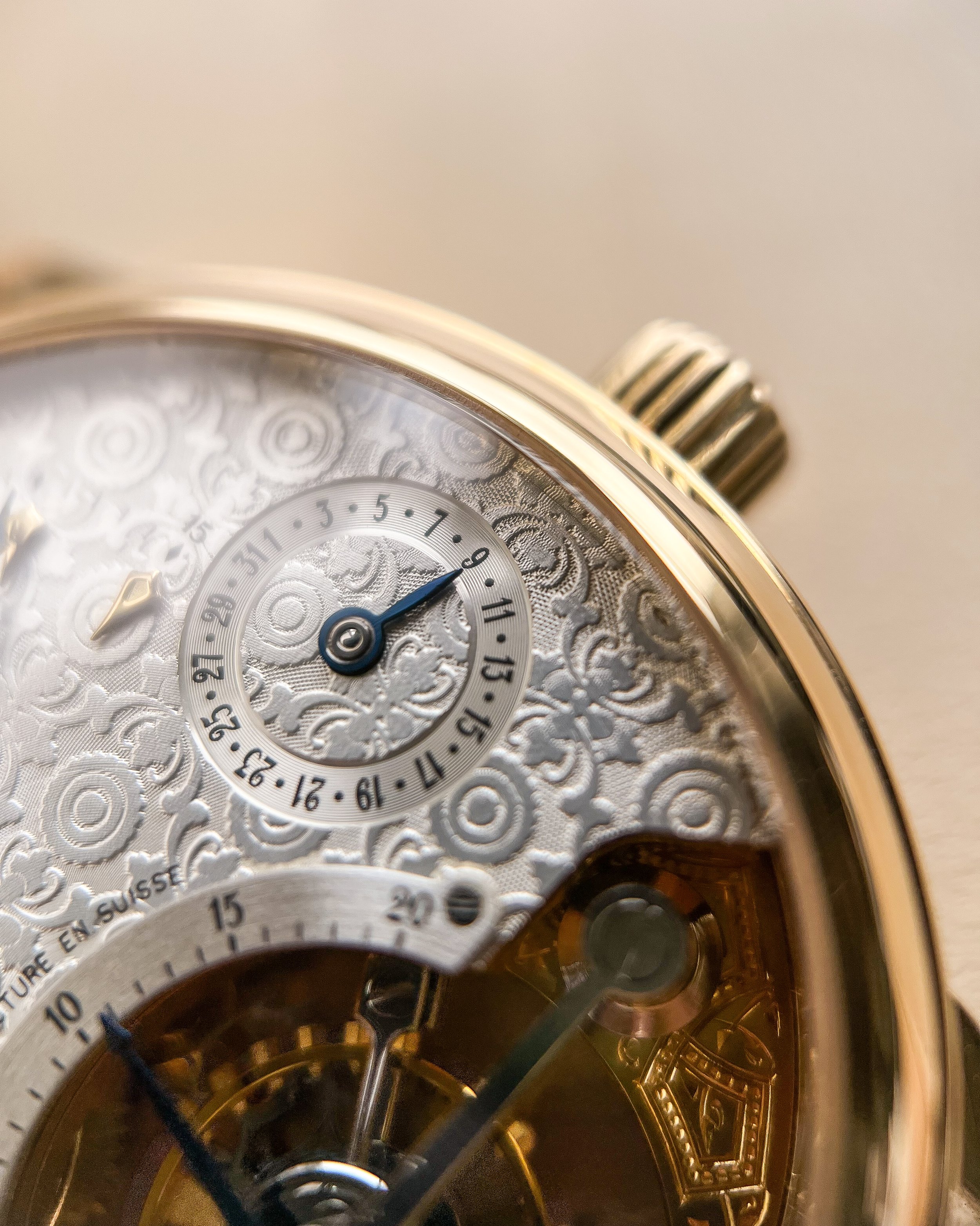 Circa Late 1990's Jaquet-Droz 4125 Tourbillon Day Date — Watch